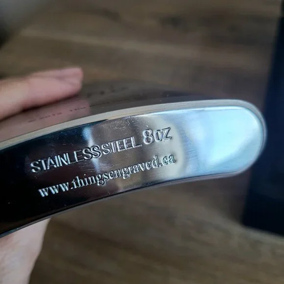 ''The best one'' gift flask set. Never used. In box. Gift for him. - Picture 6 of 9